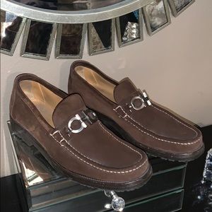 Men’s Salvatore Ferragamo Suede Shoes.